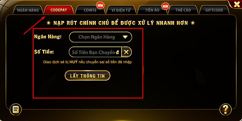 Nạp tiền Go88